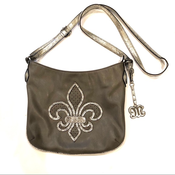 Miss Me Handbags - Miss Me Grey Crossbody Bag